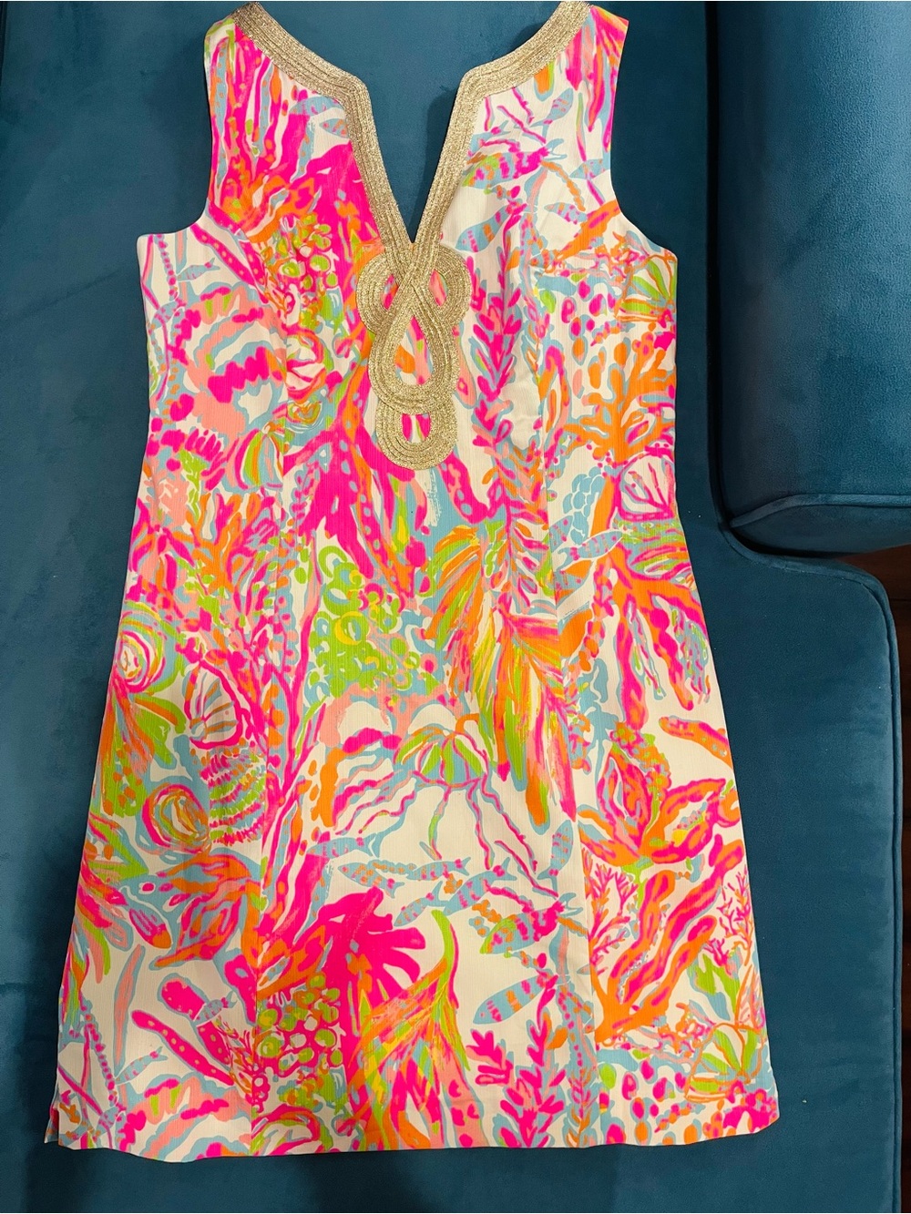 Lily Pulitzer Tropical Print Party Dress